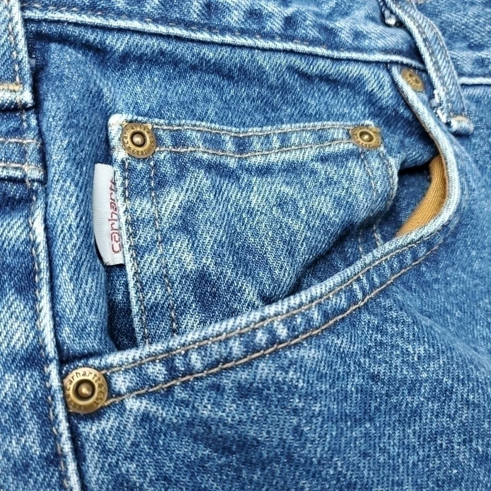 New Carhartt Relaxed Fit Blue Jean Denim 36 / 38